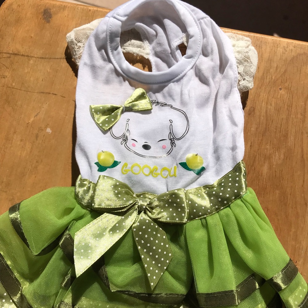 NWOT, GooGou, Size S, Lime Green, T-Back Dress